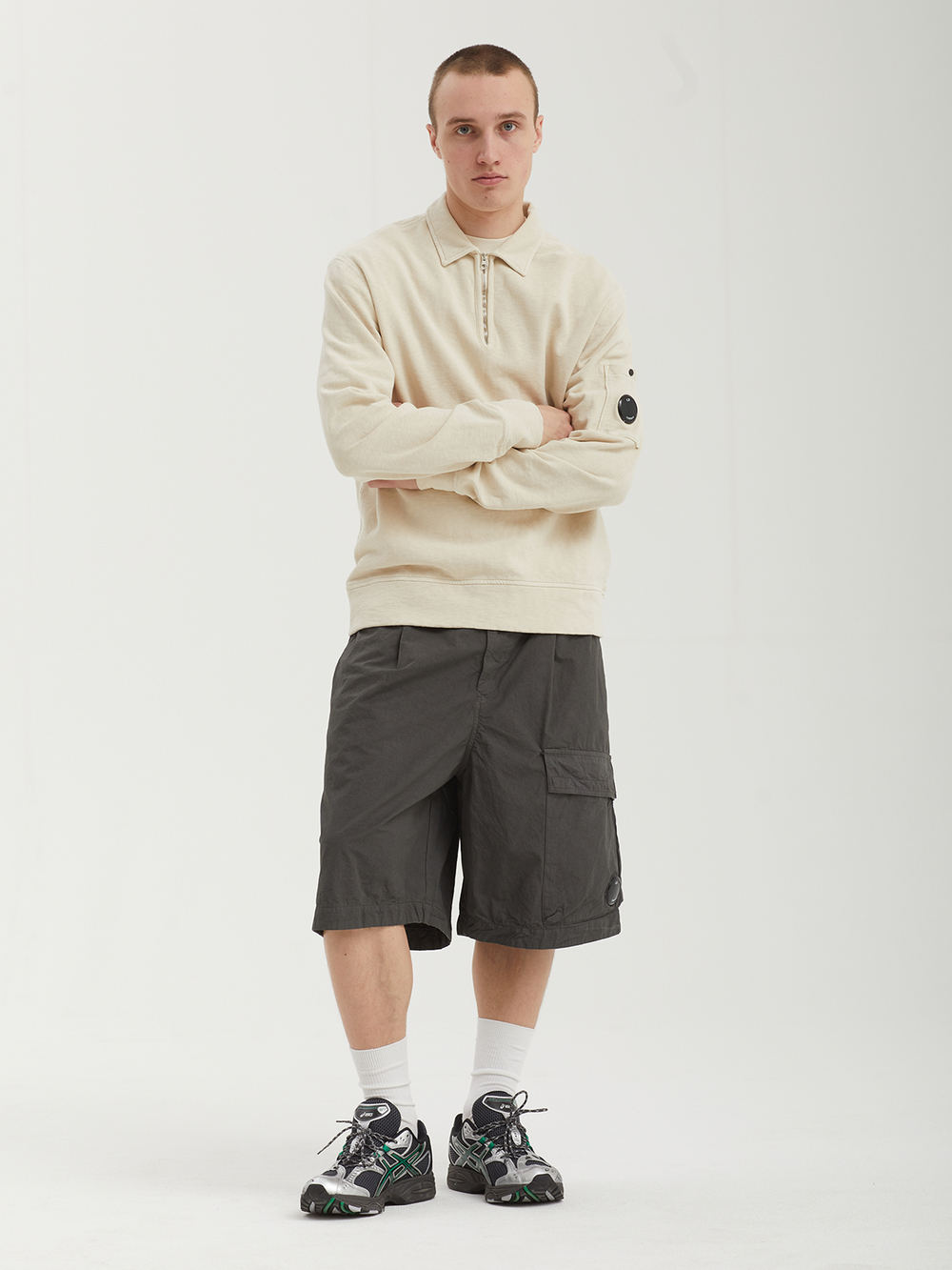 Мужская Толстовка Polo Collar In Malfile'
