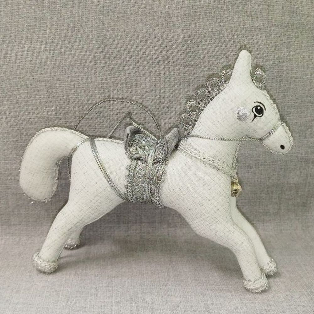Ёлочная игрушка Лошадка Цирковая
