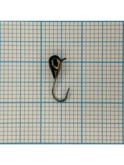 Мормышка вольфрамовая "Капля" с ушком