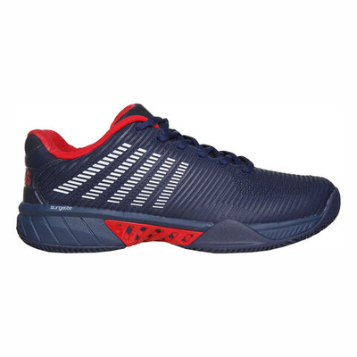 Мужские теннисные кроссовки K-Swiss Hypercourt Express 2 Clay Court Shoe Men - Dark Blue, Red