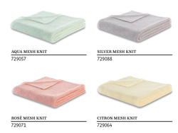 Плед 130х170 Biederlack Pastel Gradient Rose Mesh Knit детали