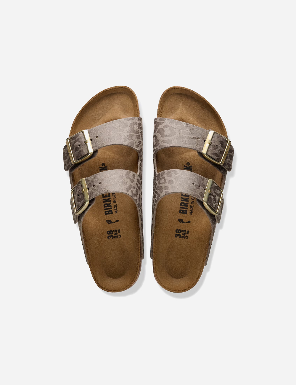 Birkenstock Arizona Sandals W "Leo Grey Taupe"