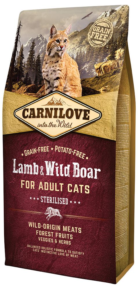 Carnilove Lamb and Wild Boar Sterilised