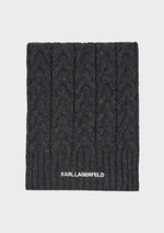 Шарф KARL LAGERFELD K/Essential Cable Knit Scarf