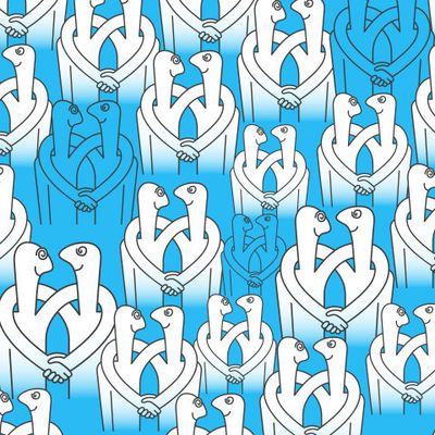 Это любовь! (На голубом фоне)