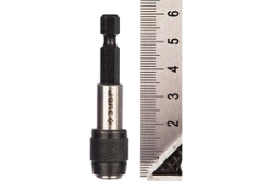 Адаптер "ЭКСПЕРТ" магнитный для бит, фиксатор, держатель для направления биты, 60мм Зубр 26715-60