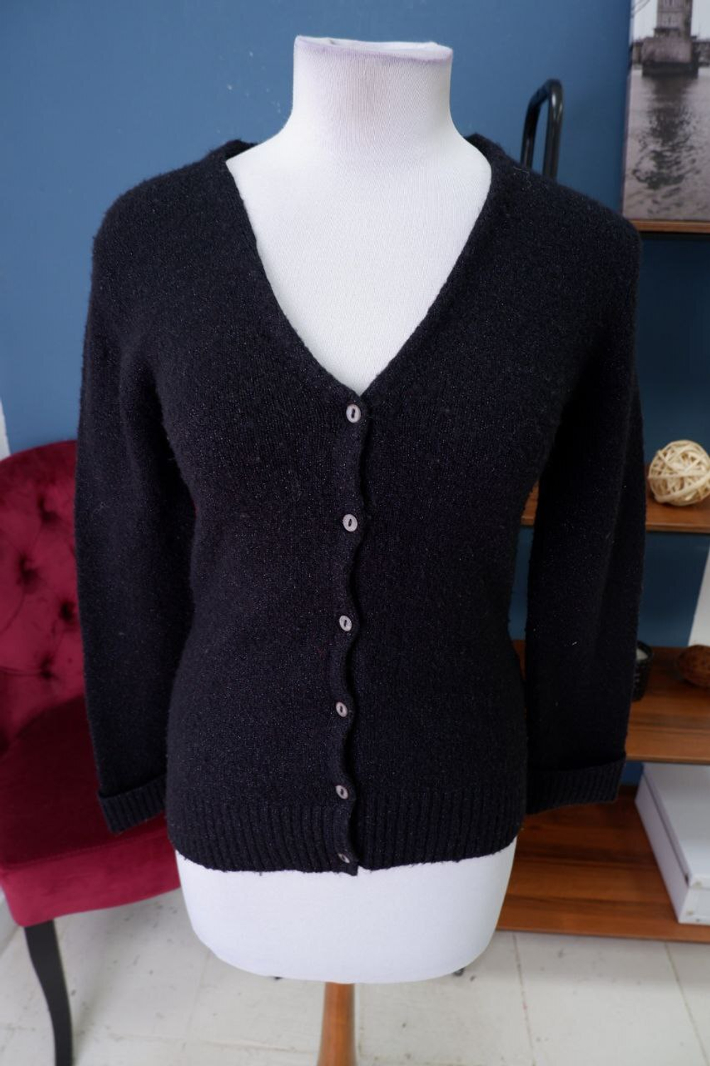 Кофта Wool&Cotton вязаная 44 размер