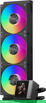 Система жидкостного охлаждения для процессора PCCooler DC360 Pro ARGB Display BK черный (DC360Pro-BKAWXY-GL)
