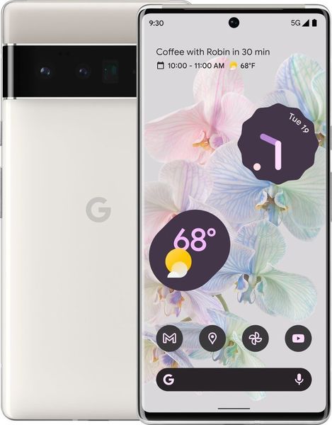Смартфон Google Pixel 6 Pro 256GB Cloudy White, Облачно-белый (USA, Global)
