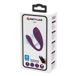 Фиолетовый вибратор для двоих Aari (Цвет: фиолетовый)