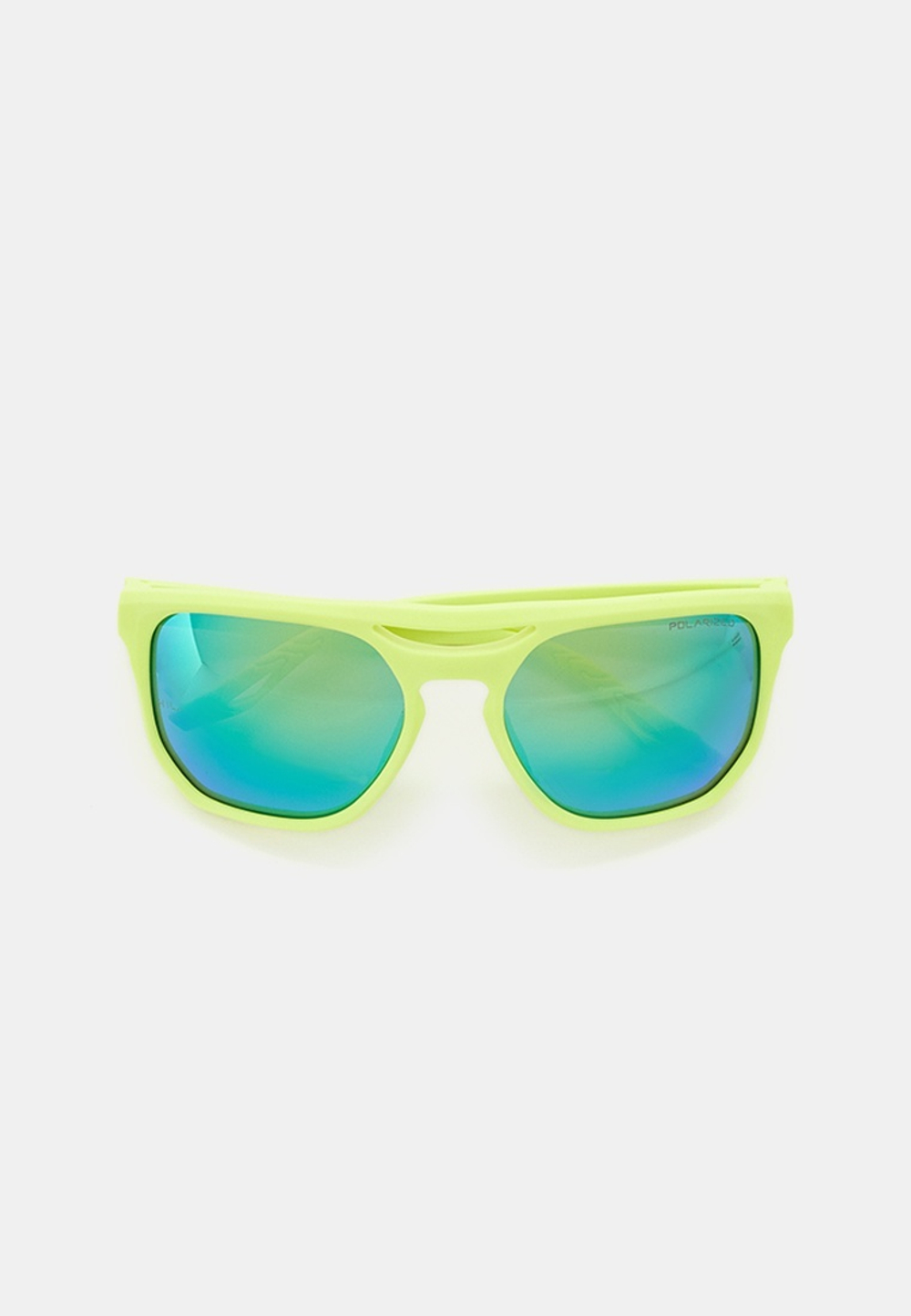 Спортивные очки HILX Carnage / Matt Solid Neon Yellow / Green Polarized Lens
