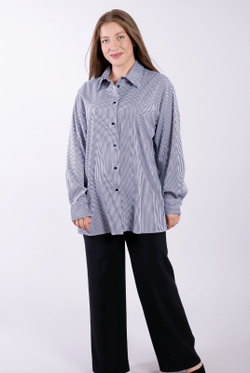 Блузка женская 3424зпв, полоска #83П093424зпв