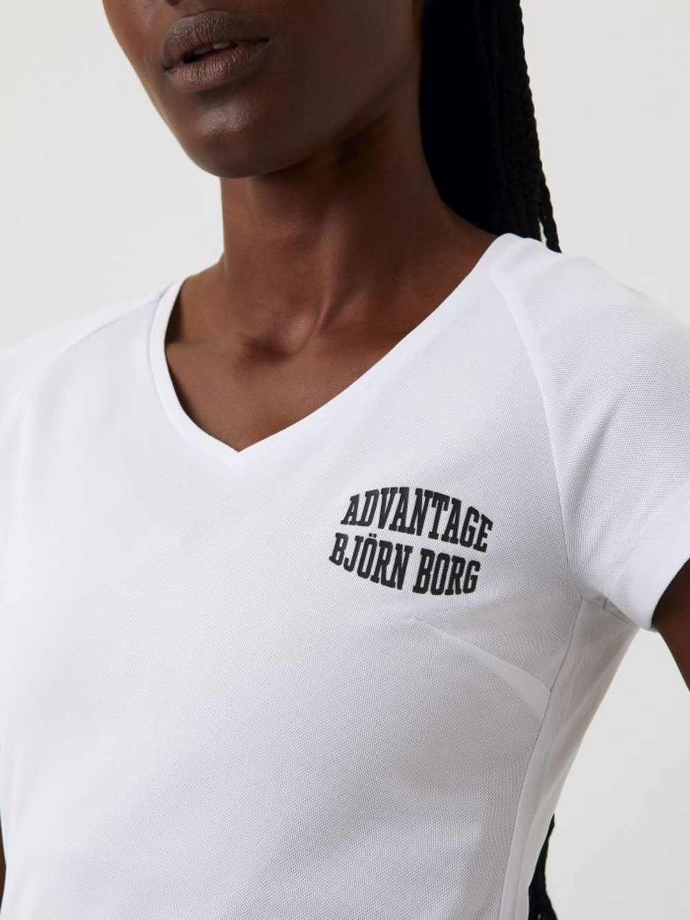 Женская теннисная футболка Bj_rn Borg Ace T-shirt - White
