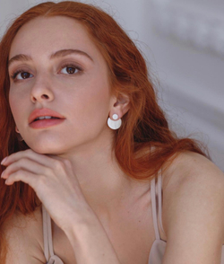 серьги double circle jackets