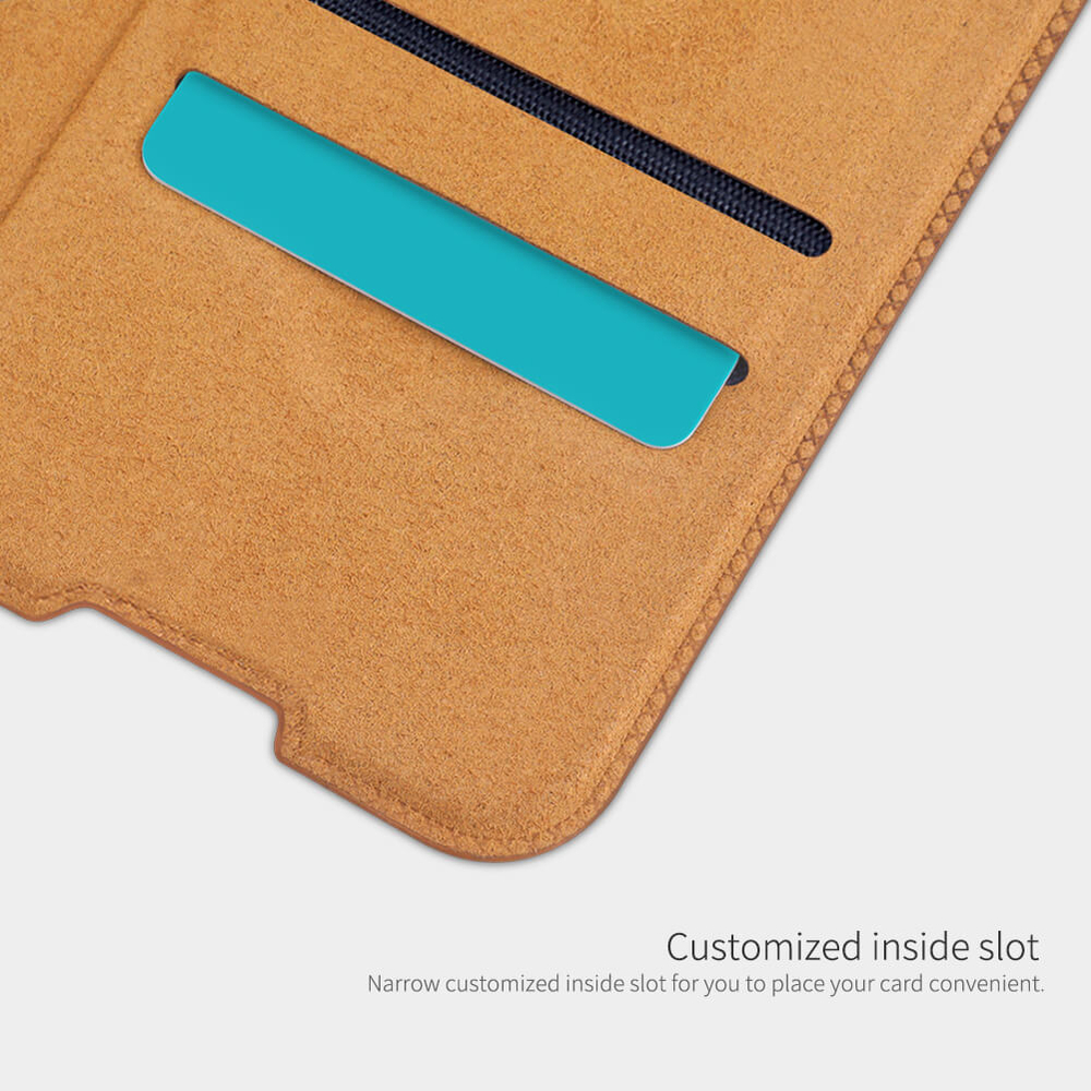 Кожаный чехол-книжка Nillkin Leather Qin для OnePlus 8T