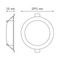 Встраиваемый светодиодный светильник Gauss Elementary Downlight 9100420205T