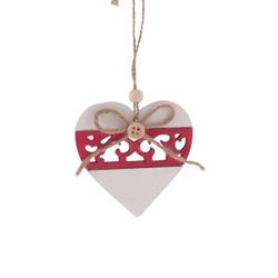 GAEM Украшение новогоднее "Сердце", L8 W0,6 H8 см, 2в.