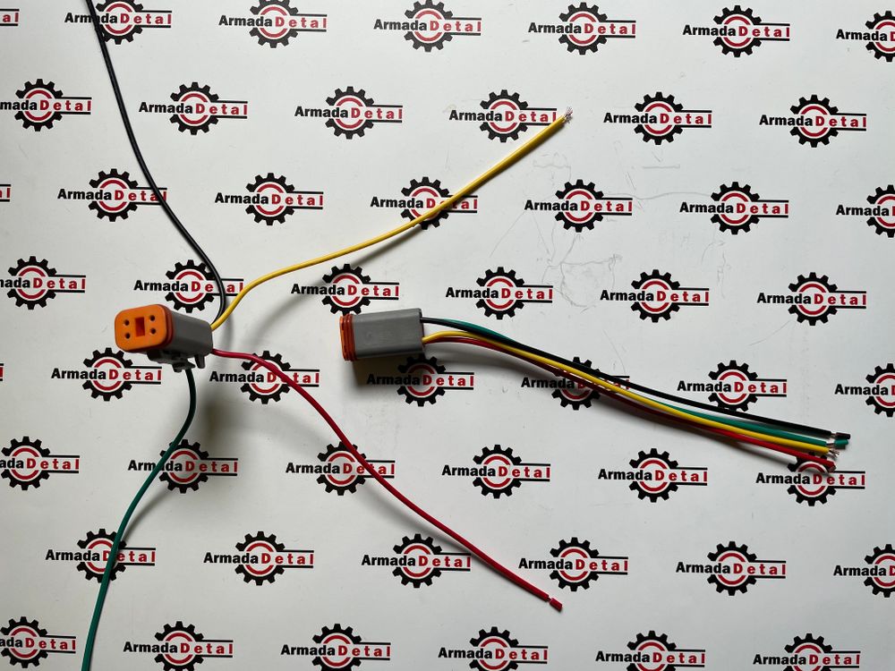 Разъем электрический заднего фонаря стоп сигнала штекер jcb 3cx 4cx 730/00606