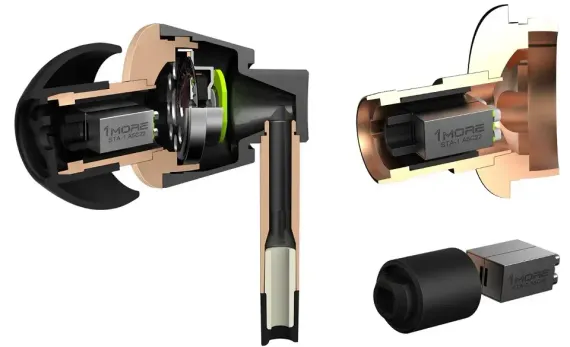 1MORE E1001 Triple Driver In-Ear Gold