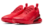 Nike Air Max 270 retro fashion shock absorption breathable rebound low-top air cushion casual running shoes for men and women the same style China red