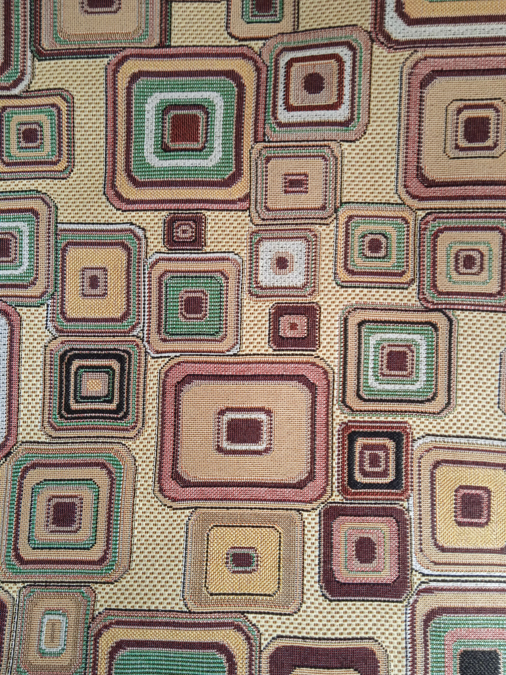 Покрывало гобеленовое Квадраты 1,5-спальный (150х200)