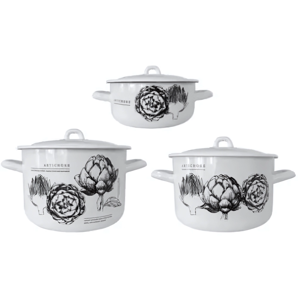 Набор эмалированной посуды «Artichoke» 001/4Э