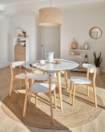 Стол Oakland белый круглый