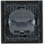 FORTE&PIANO Розетка 1-местная с заземлением с защитными шторками винтовое крепление 16А USB A+C 18Вт FP347 серый IEK