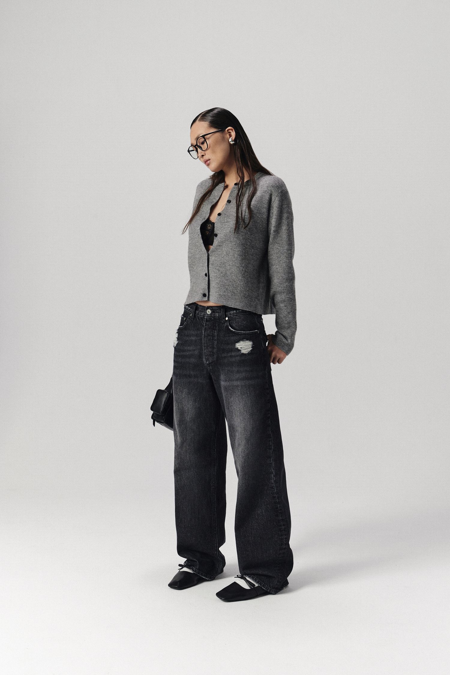 джинсы obsessed, чёрный