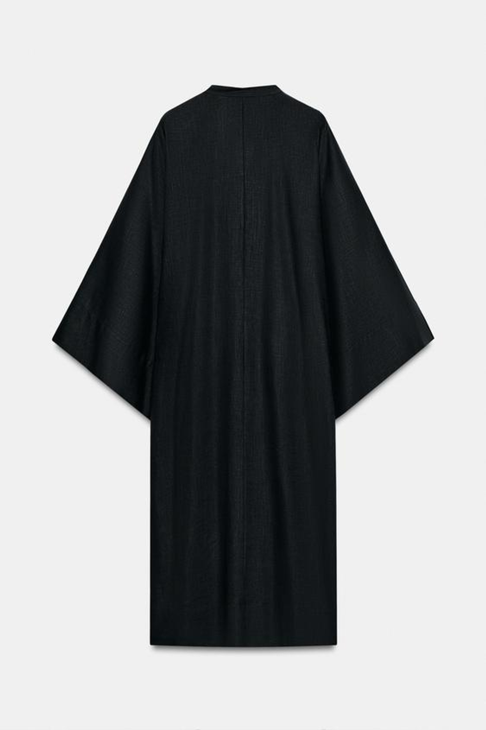 ZARA ПЛАТЬЕ-ТУНИКА С НАВЕСНЫМИ ПЕТЛЯМИ — ZW COLLECTION, ЧЕРНЫЙ