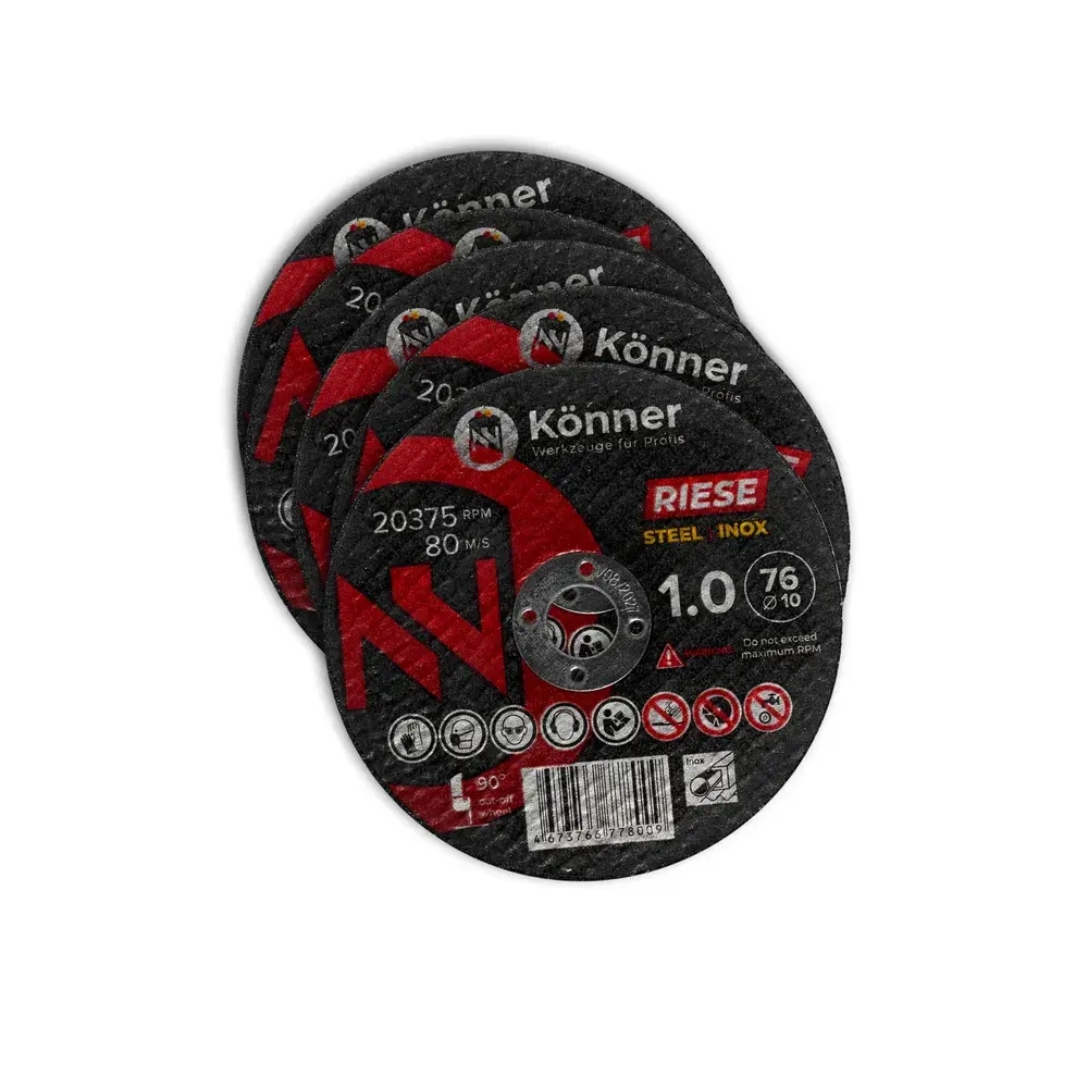 Диск отрезной KONNER RIESE 76x1.0x10 (5 шт)