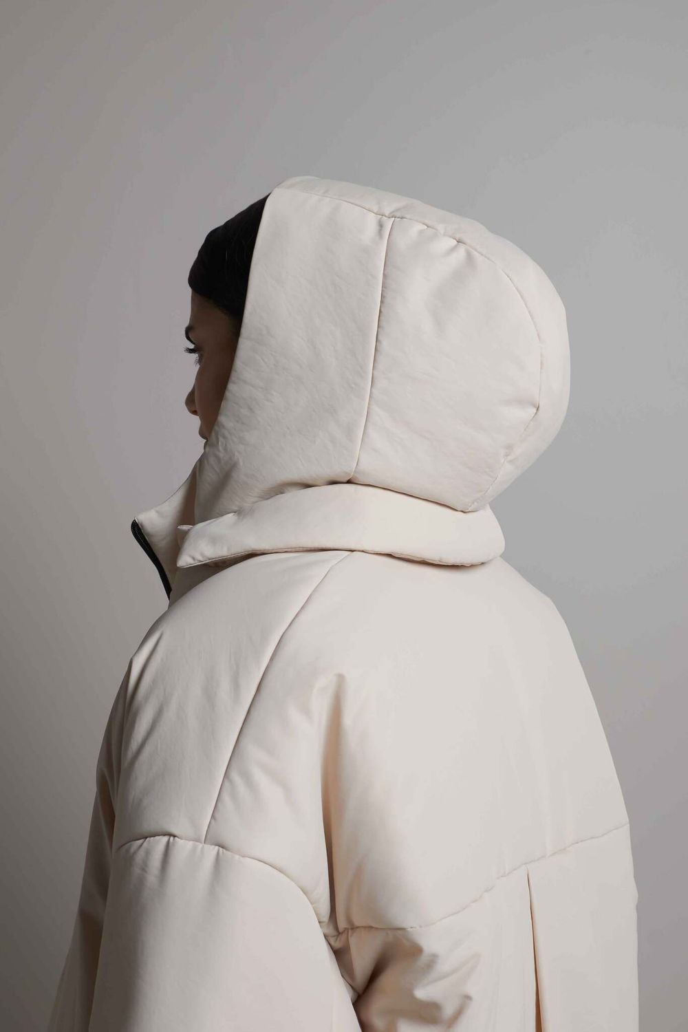 Капюшон-манишка Alexandra Talalay AH001 ванильный