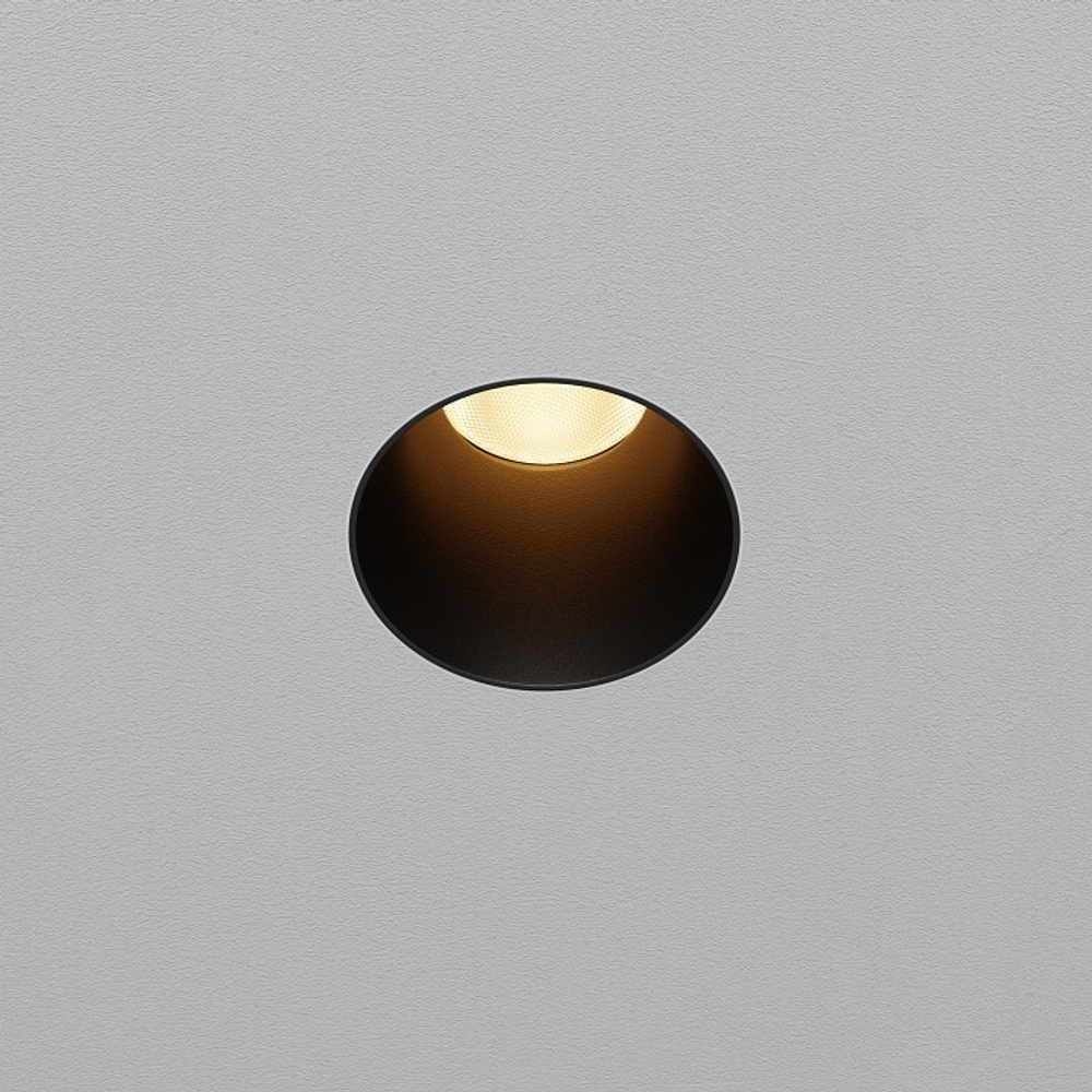 Встраиваемый светильник Maytoni Dip DL120-10W-2.7K-TRS-B