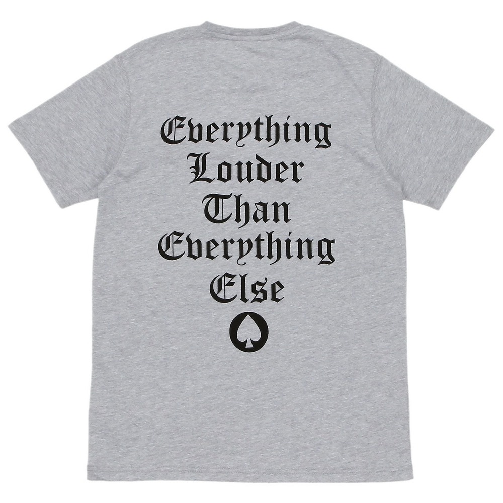 Футболка Motorhead Everything Louder меланжевая (887)