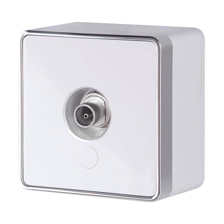 ТВ-розетка Werkel Gallant оконечная белая W5083001 4690389164712