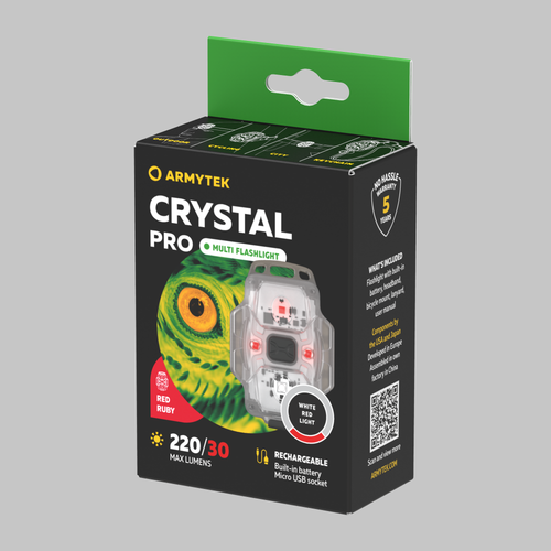 Фонарь Armytek Crystal Pro Grey (F07101G)
