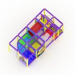 Детский игровой лабиринт «Классик 2» 11м² (4.65*2.35*2.5м)