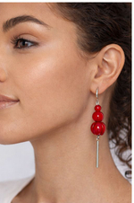 Серьги из муранского стекла