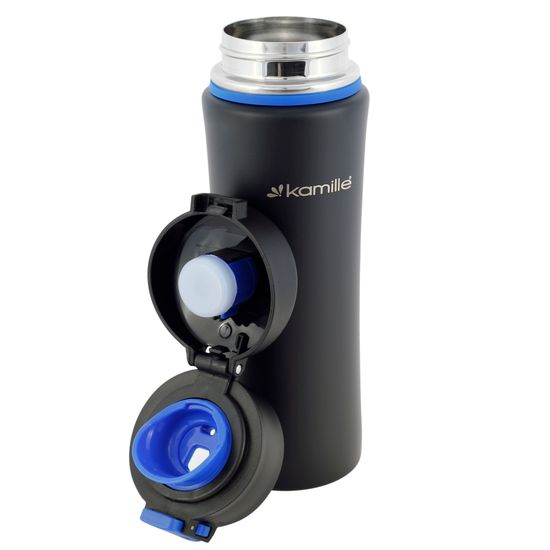 Термос-бутылка 500 мл из нержавеющей стали Kamille KM-2066