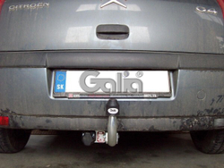 Фаркоп оцинкованный Galia C038C для Citroen C4 2004-2010, 2010-, Peugeot 307 2001-2007, Peugeot 308 2007-2012(паспорт и сертификат в комплекте)(без электрики)