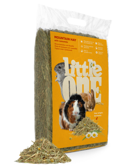 LITTLE ONE Сено горное с ромашкой для грызунов, 400 г