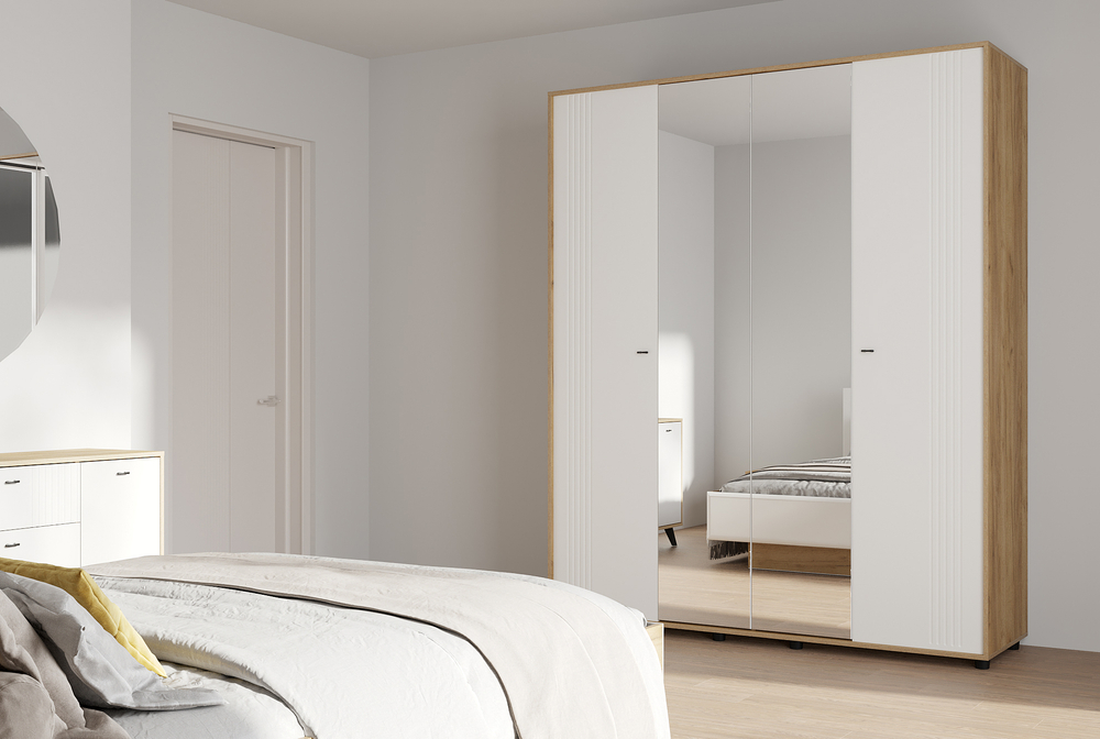 Шкаф четырехстворчатый Милан