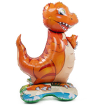 Шар Фольгированный ДинозаврТираннозавр оранжев (Оранжевый)