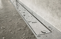 Душевой лоток CK DRAIN 1105-00165 65 см, с мокрым затвором, щелевая/под плитку  решетка из нержавеющей стали