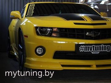 Юбка переднего бампера (цельная) для Chevrolet Camaro SS