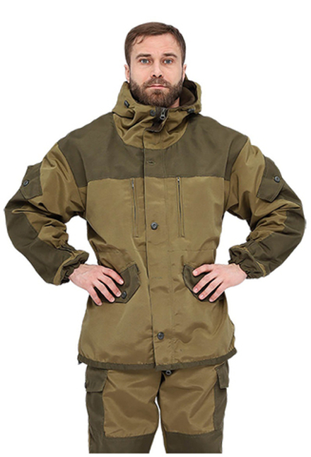 Костюм демисезонный "Горка "св.хаки/т.хаки Полибрезент куртка\брюки