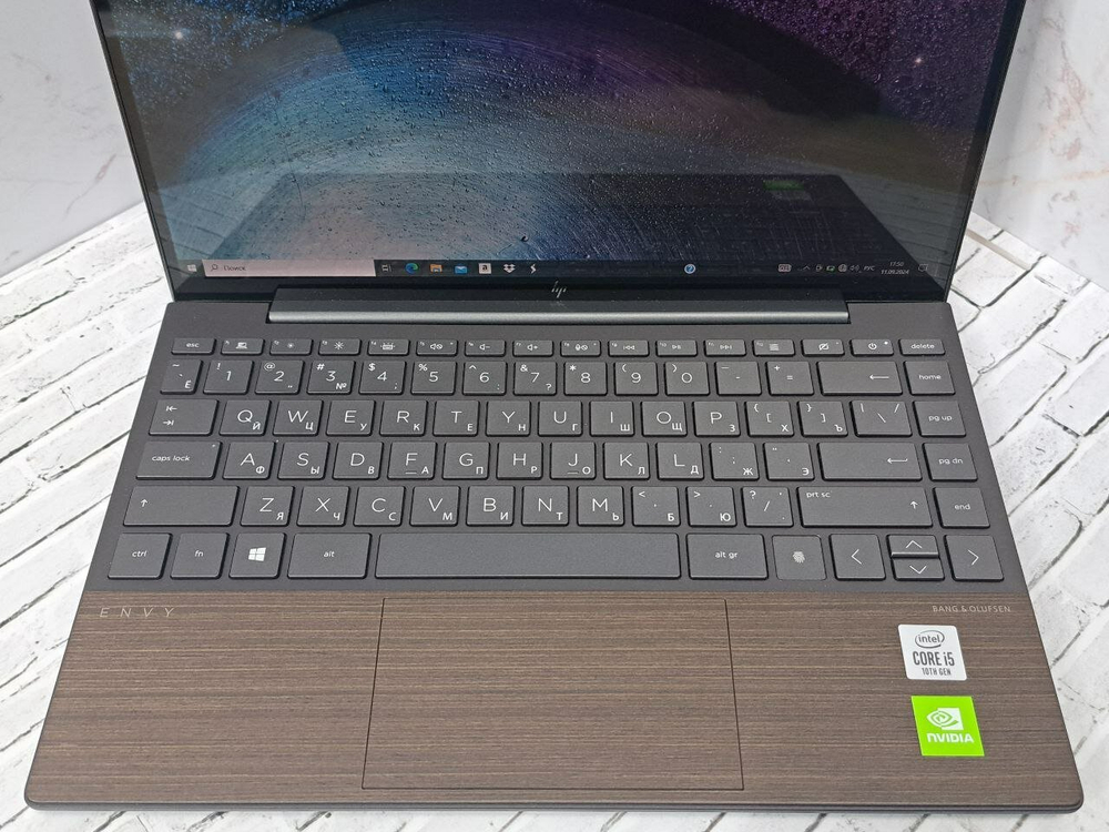 Ноутбук HP Envy 13-ba0002ur Intel Core i5-10210U, RAM 8Gb, SSD 512Gb, Nvidia MX350 2Gb,  13.3",  1920*1080, IPS, OS: Win 10, Цвет: Серый, BackLight: LED, Состояние: A2