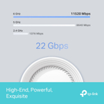 TP-Link Deco BE85 (2-pack) BE19000 Трехдиапазонная домашняя Mesh-система Wi-Fi 7