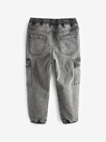 Джинсы карго для мальчика Next D60-054, Серый