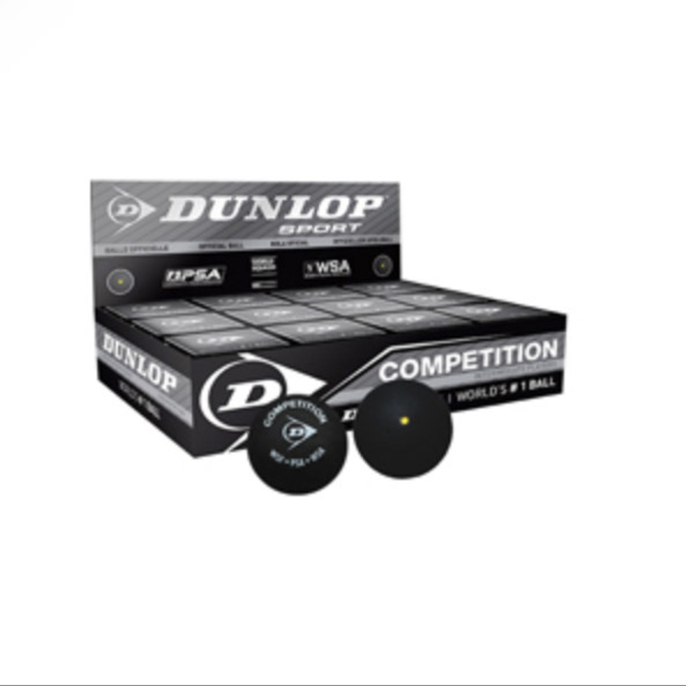 Dunlop Oficial Balls 1-Yellow Intermediate `Players Competition 12x
